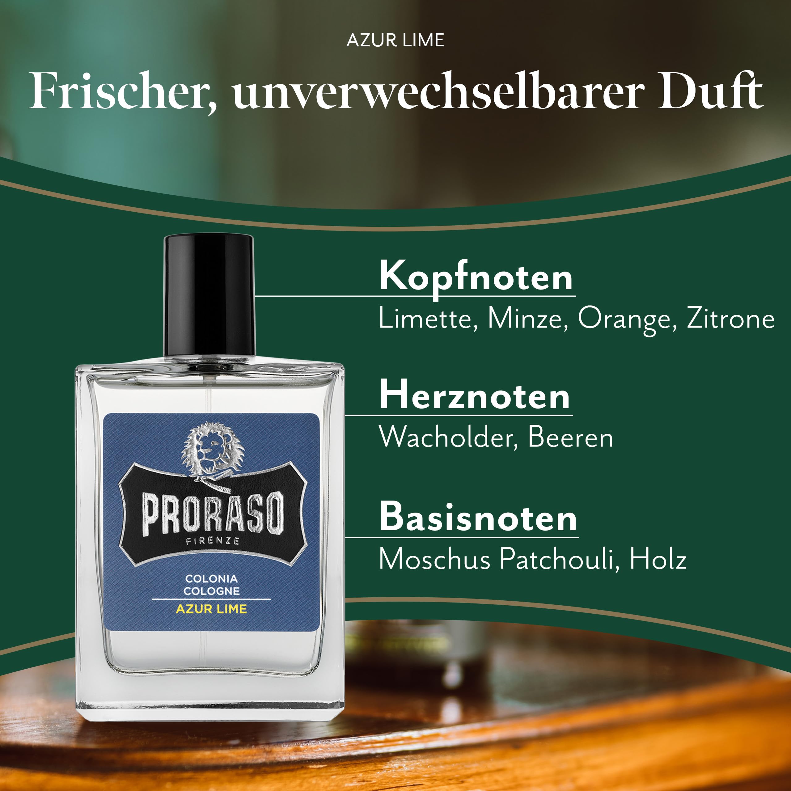 PRORASO Azur Lime - EdC 100ml zitrisch