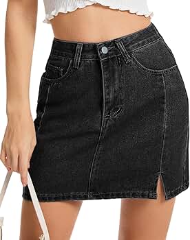 スカート ACLENT Zip slit denim mini skirt ジップスリットデニムミニスカート｜ACLENT（アクレント）