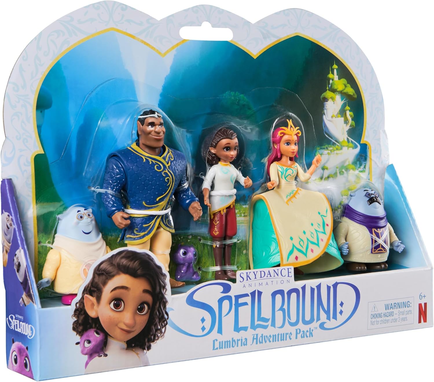 Spellbound, Lumbria Adventure Pack with 6 Collectible Action Figures, from The Netflix Movie, Kids Toys for Girls & Boys Ages 6 and up