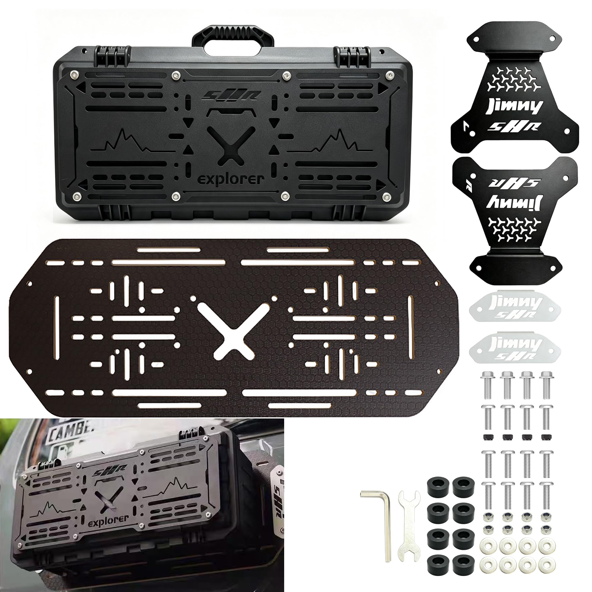 Amazon.co.jp: QIYAONUO タクティカル拡張パネル ジムニー JB64 シエラ