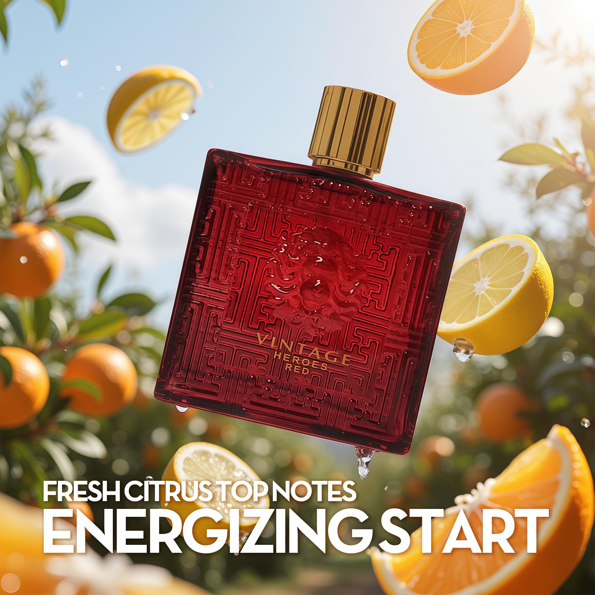 Men's Cologne Gift Set - Variety Pack of 4 Long Lasting Fragrances with 10ml Pheromone Cologne for Men Kit EDP/EDT (Combo J)