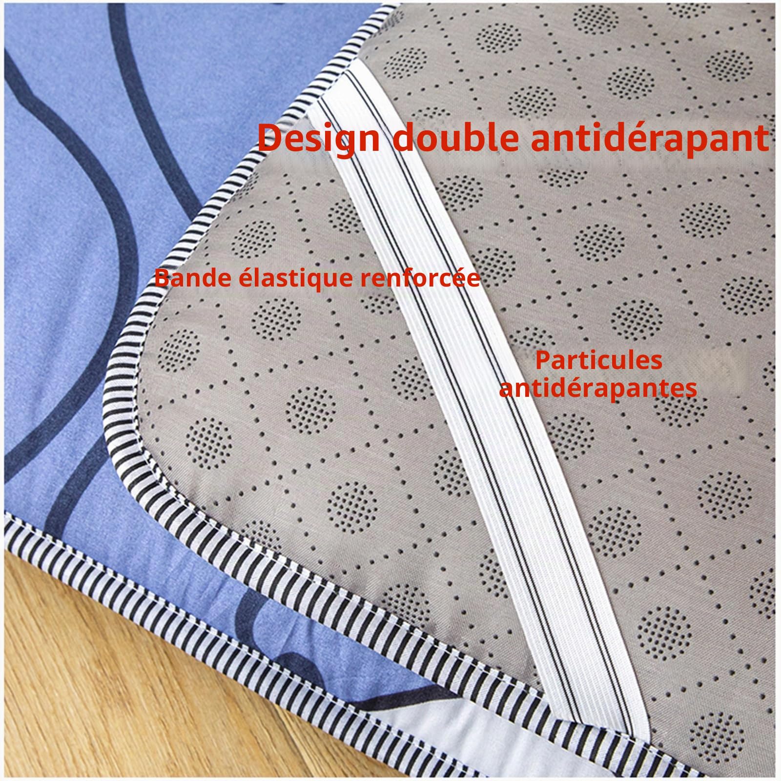 Matelas Futon Japonais Pliable - Tatami 1 Place, Futon d'Appoint 100x200cm pour Camping
