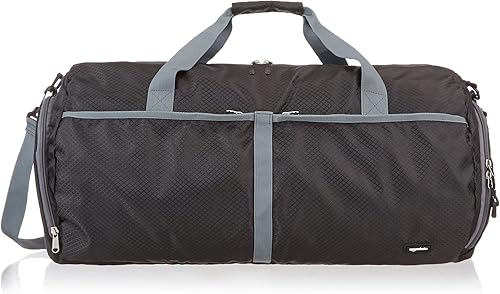 Tienda Basics - Bolsa de viaje para gimnasio, 20.9in, color negro