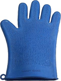 Grewal Equestrian Pacific Blue Handy Grooming Glove (Pacific Blue)