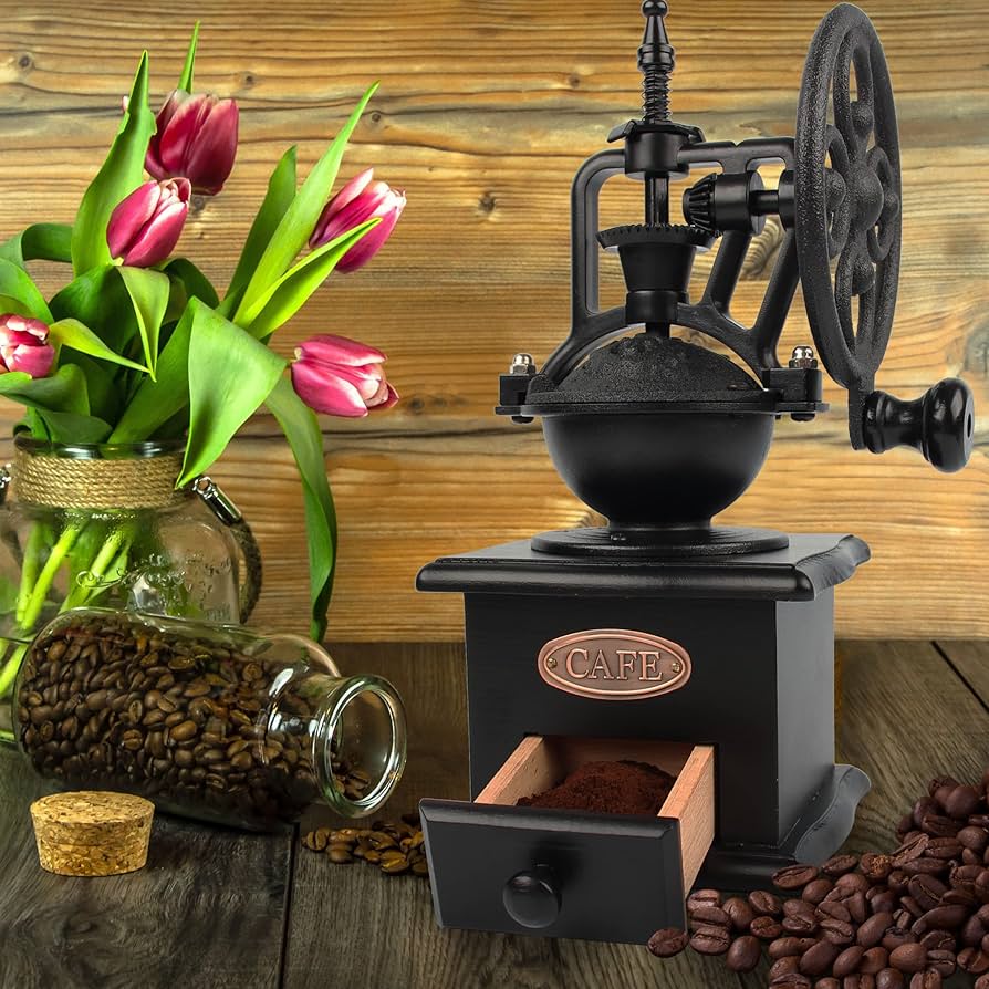 Amazon.com: Coffee Grinder,Wooden Coffee Bean Grinder Manual