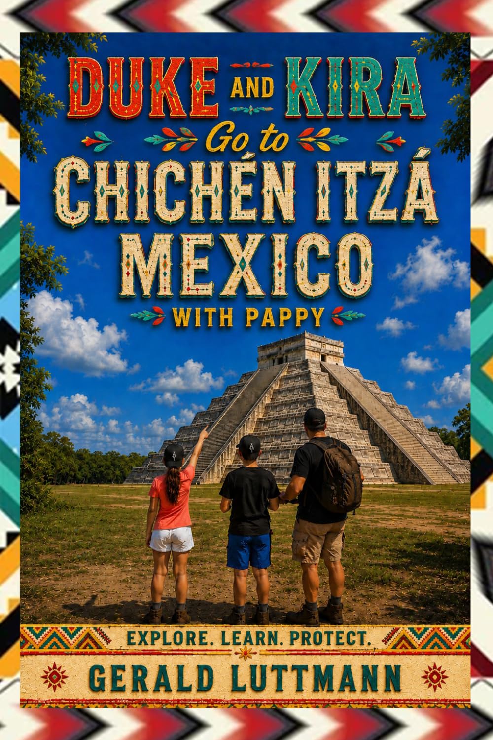 Duke and Kira Go to Chichen Itza Mexico with Pappy