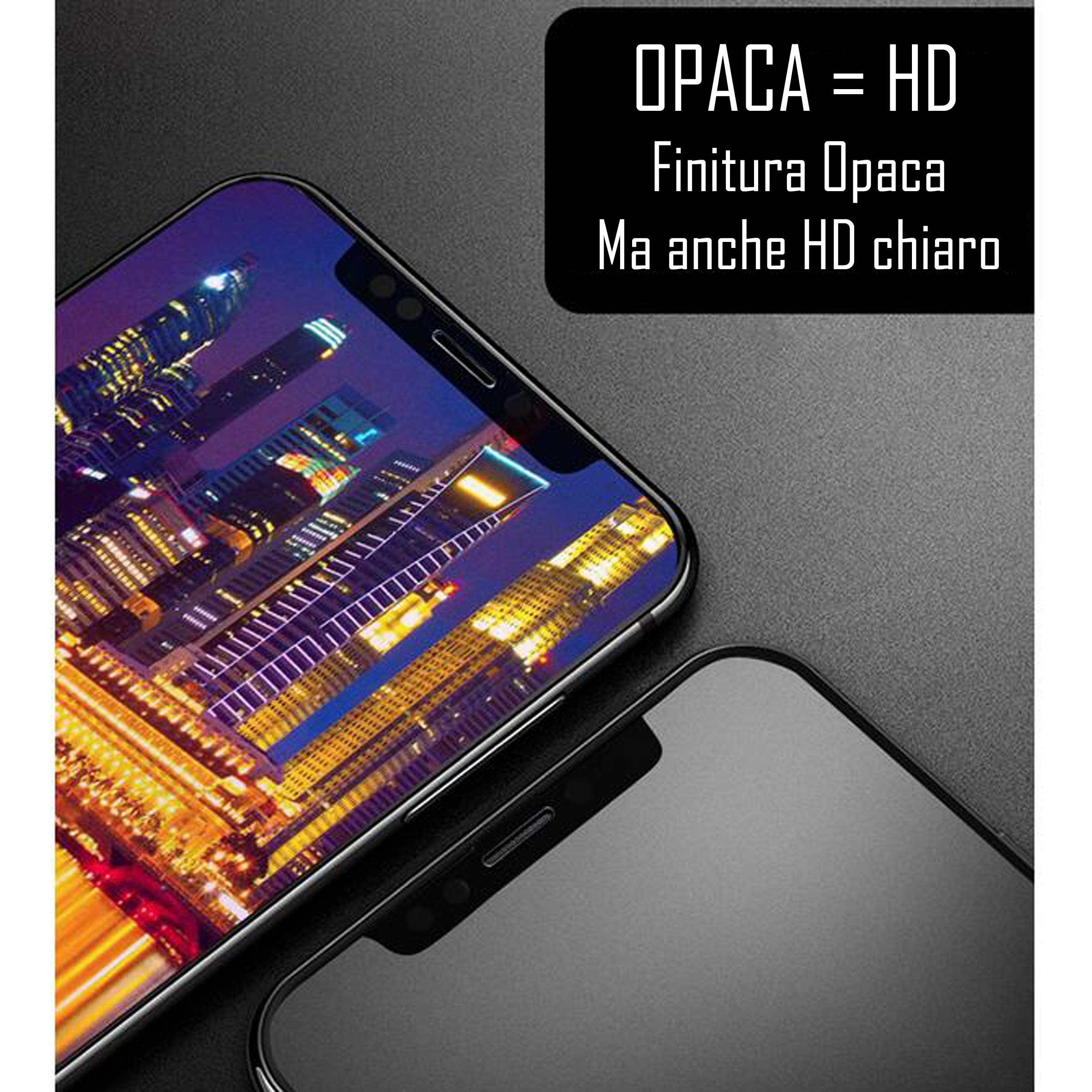 3 Pezzi Vetro Temperato Opaco Per IPhone 13 Mini | Copertura Totale 3D, Antiriflesso, Anti-impronte, 9H