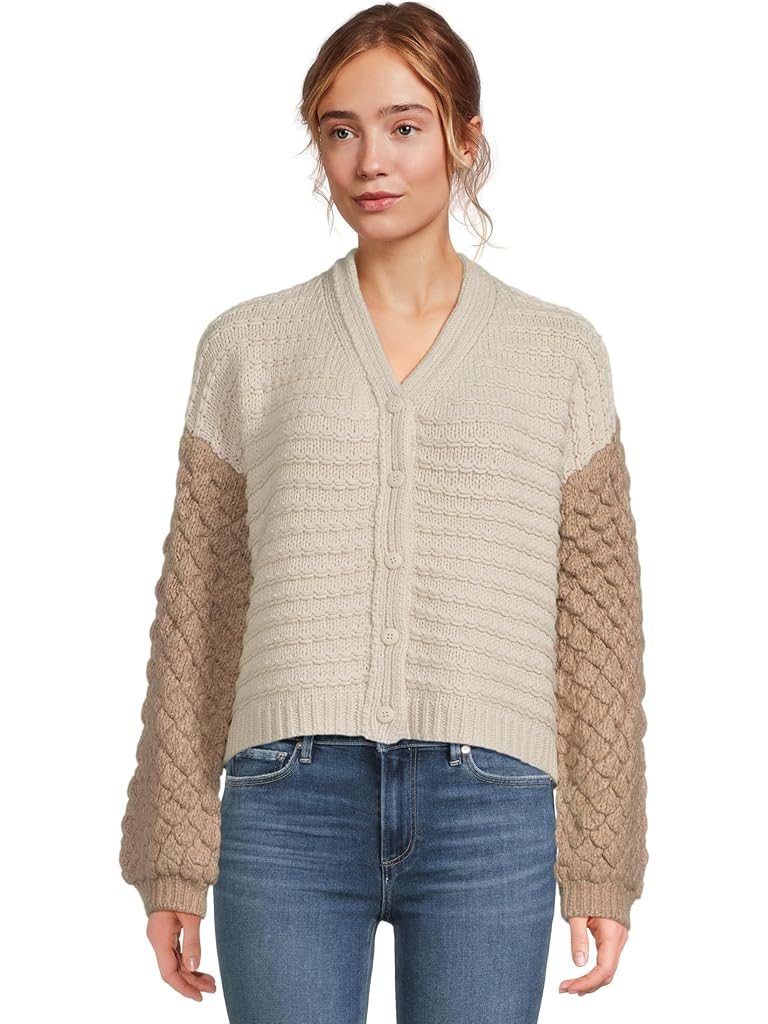 Taupe Splendid Maria Bobble Cardigan