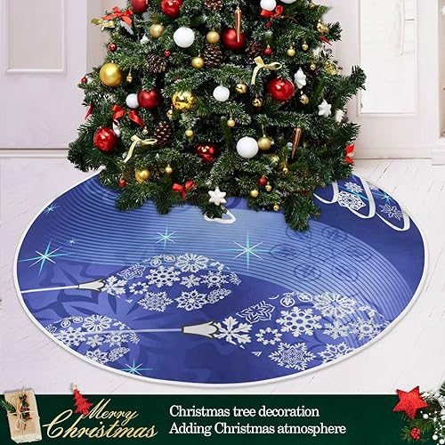 Miniatura 72 de Falda de árbol de Navidad para el día de cumpleaños, falda de árbol de 36 pulgadas para tartas, faldas de árbol de Navidad, tapete de pie de árbol