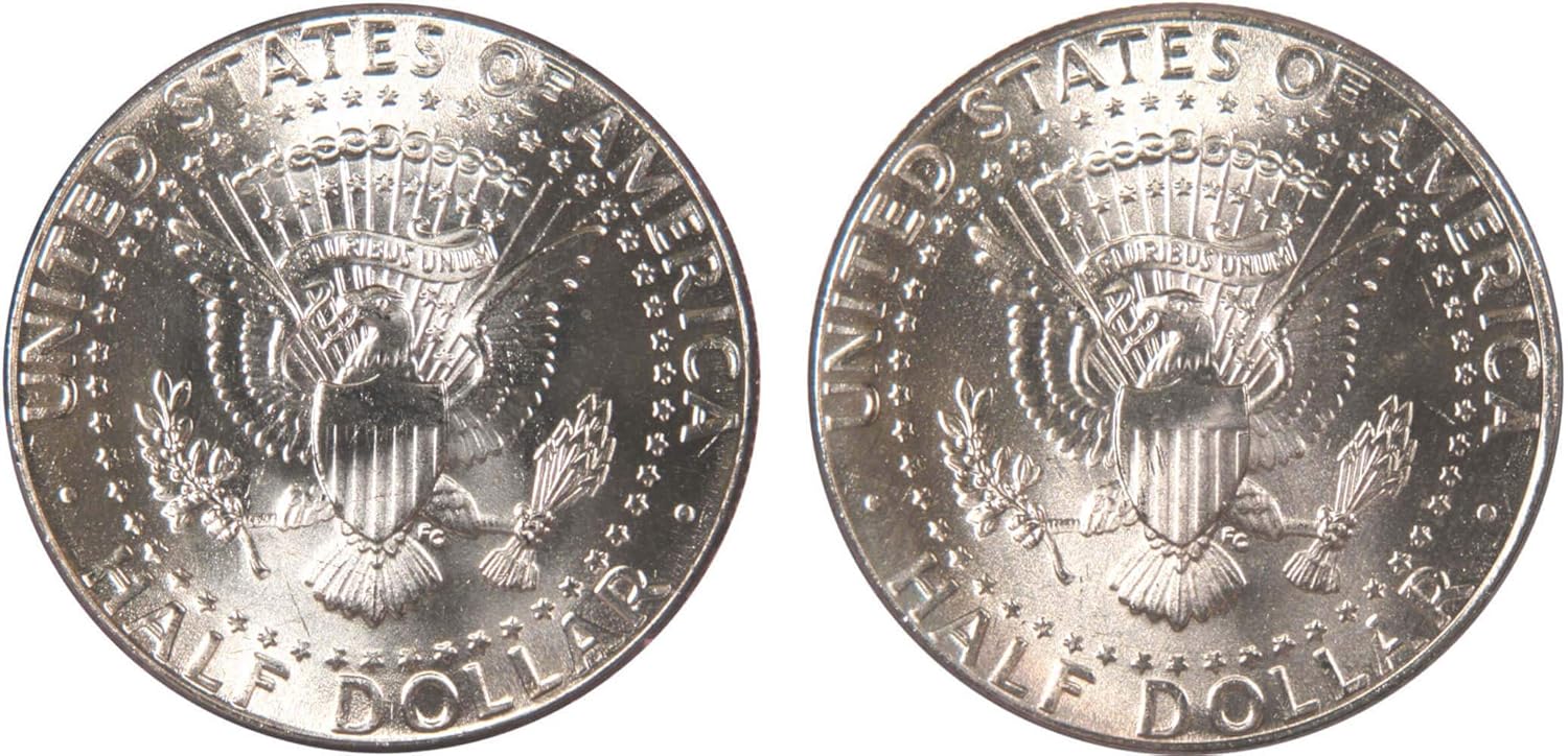2000 P&D Kennedy Half Dollar 2 Coin Set BU Uncirculated Mint State 50c US