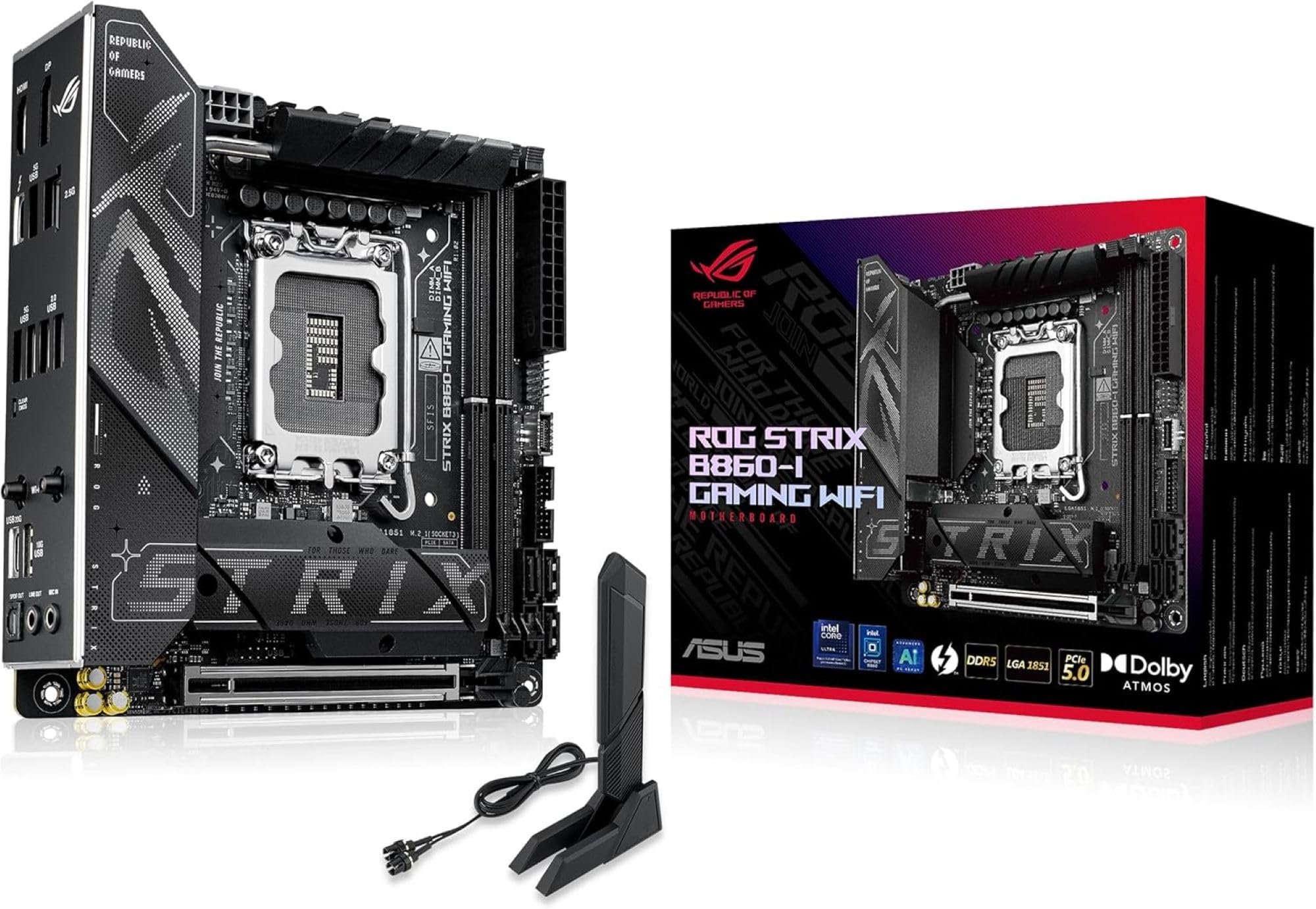 マザーボード ASUS ROG B860i GAMING WIFI ASUS ROG STRIX B860-I GAMING WIFI マザーボード