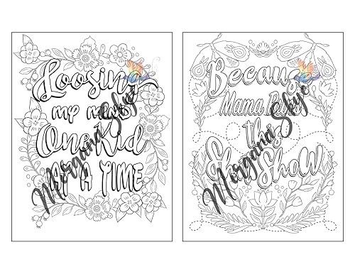Miniatura 14 de Swear Word Coloring Book for Moms Motivational Quotes and Doodle Therapy for Stressed Out Moms Who Deserve a Break (and a Glass of Wine!)