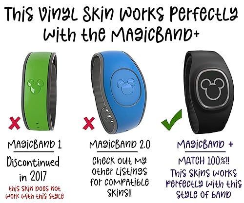 Miniatura 2 de We the People Wrap Magic Band + Skin Vinyl Decal Wrap Compatible with MagicBand+ (New 2022 Release)