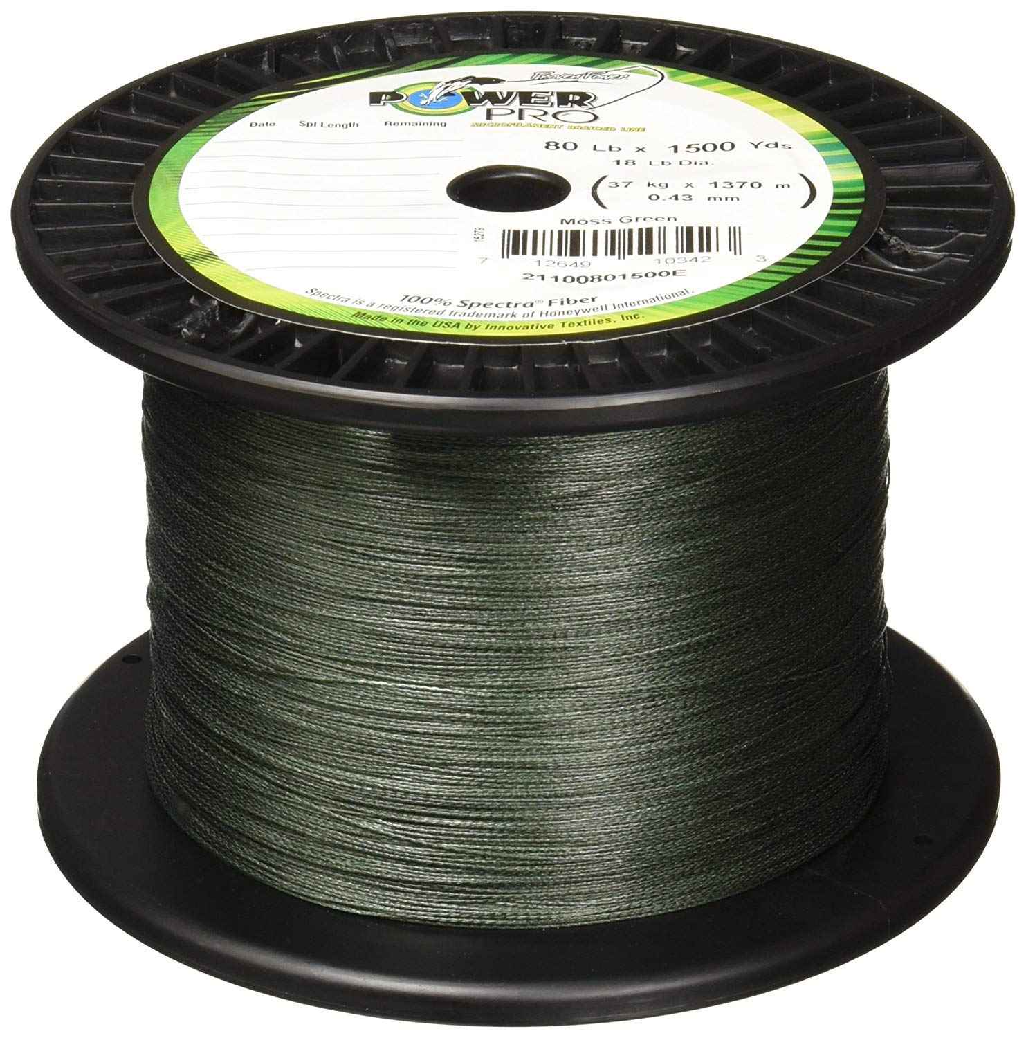 PowerPro Microfilament Braided Fishing Line, 300 Yard 30 LB