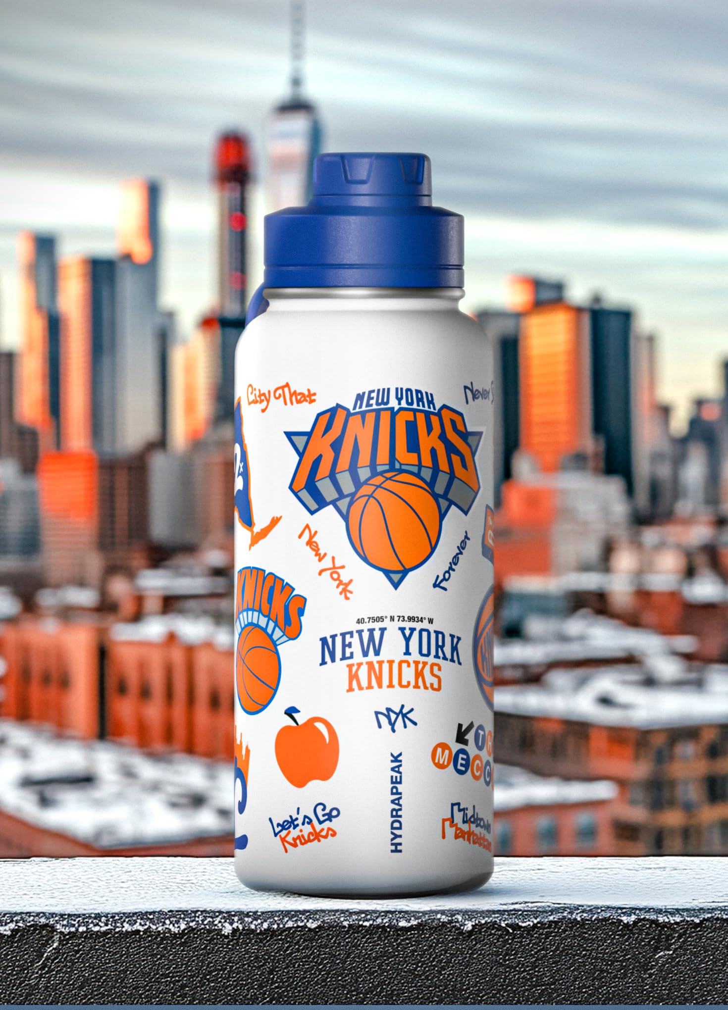Hydrapeak Garrafa de água ativa oficialmente licenciada pela NBA