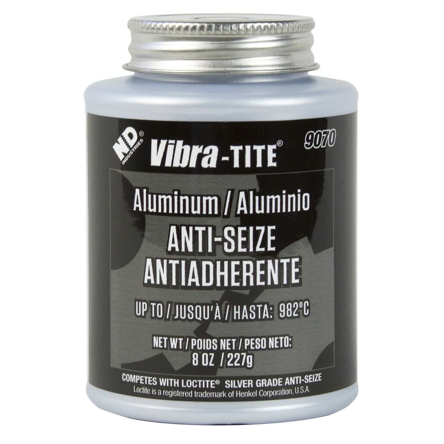 VibraTITE 9070 Aluminum AntiSeize Lubricant Compound, 8 oz Jar with Brush, Silver Amazon.in