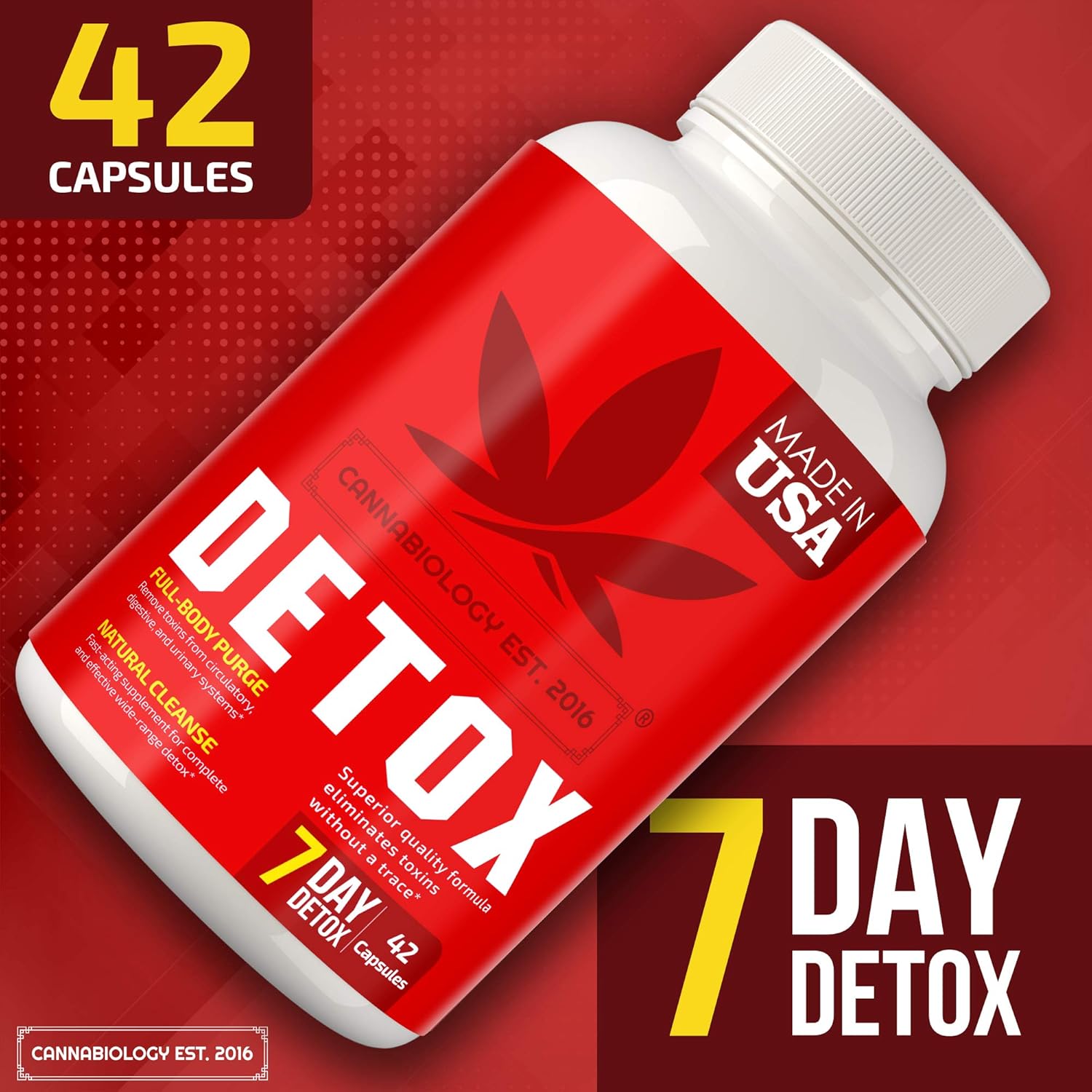 Complete Body Cleanse - Made in United States - Natural, Healthy Cleansing Support for Liver, Urinary Tract, Kidney, Digestive System - 42 Vegan Caps : Health & Household