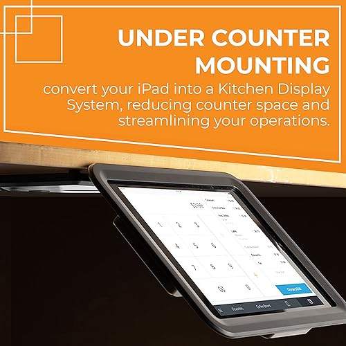 Miniatura 6 de Gumdrop POS - Soporte de quiosco de seguridad antirrobo para iPad con versatilidad abatible para escritorio o montaje en pared, oficina, negocios y