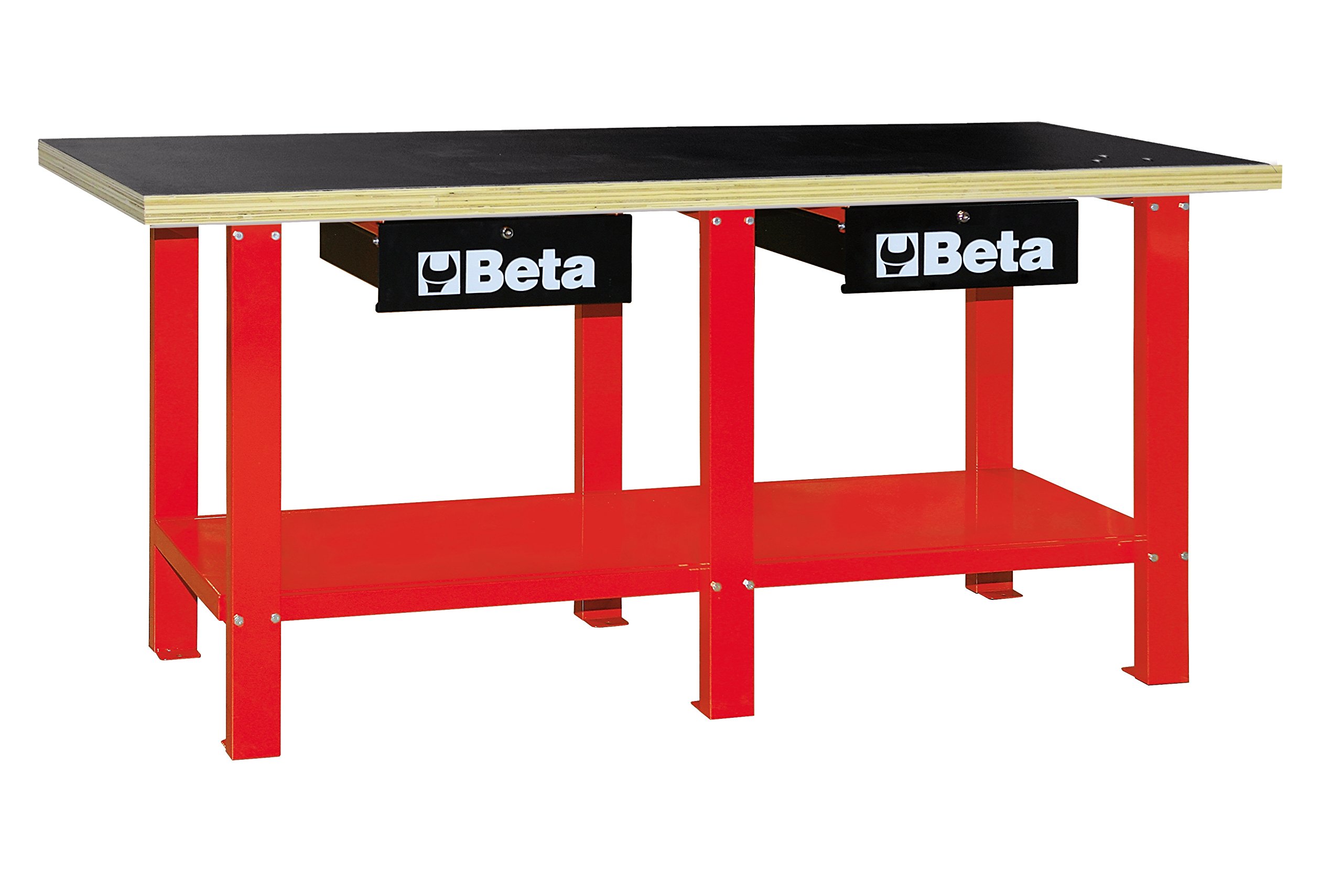 Beta C56W-R - Banco da lavoro con piano di lavoro in legno