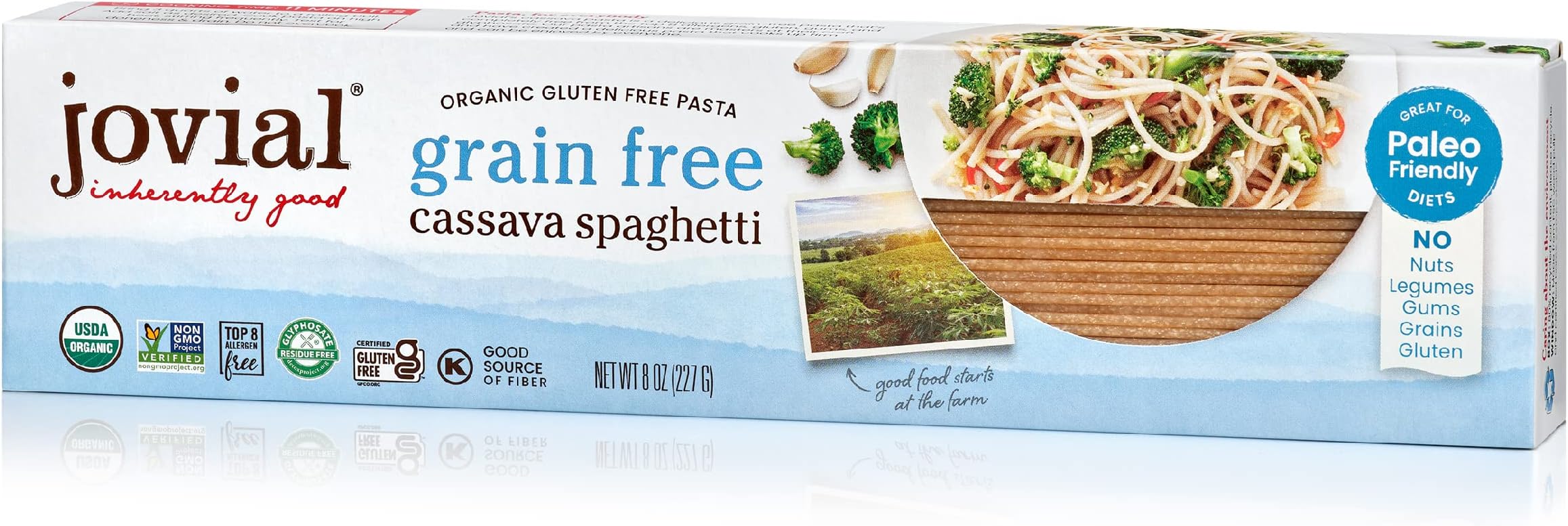 Jovial GrainFree Cassava Fusilli Fusilli Organic