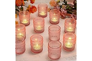 Glass Candle Holders, Votive Bulk Candle Holders Bulk for Table Centerpiece, Tea...