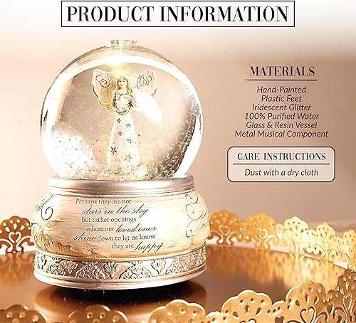 Miniatura 4 de Pavilion - Quizás no son estrellas en el cielo - 5.75 pulgadas Musical Ave María Waterglobe Snowglobe Snowglobe Snowstorm 3.937 in Coleccionable