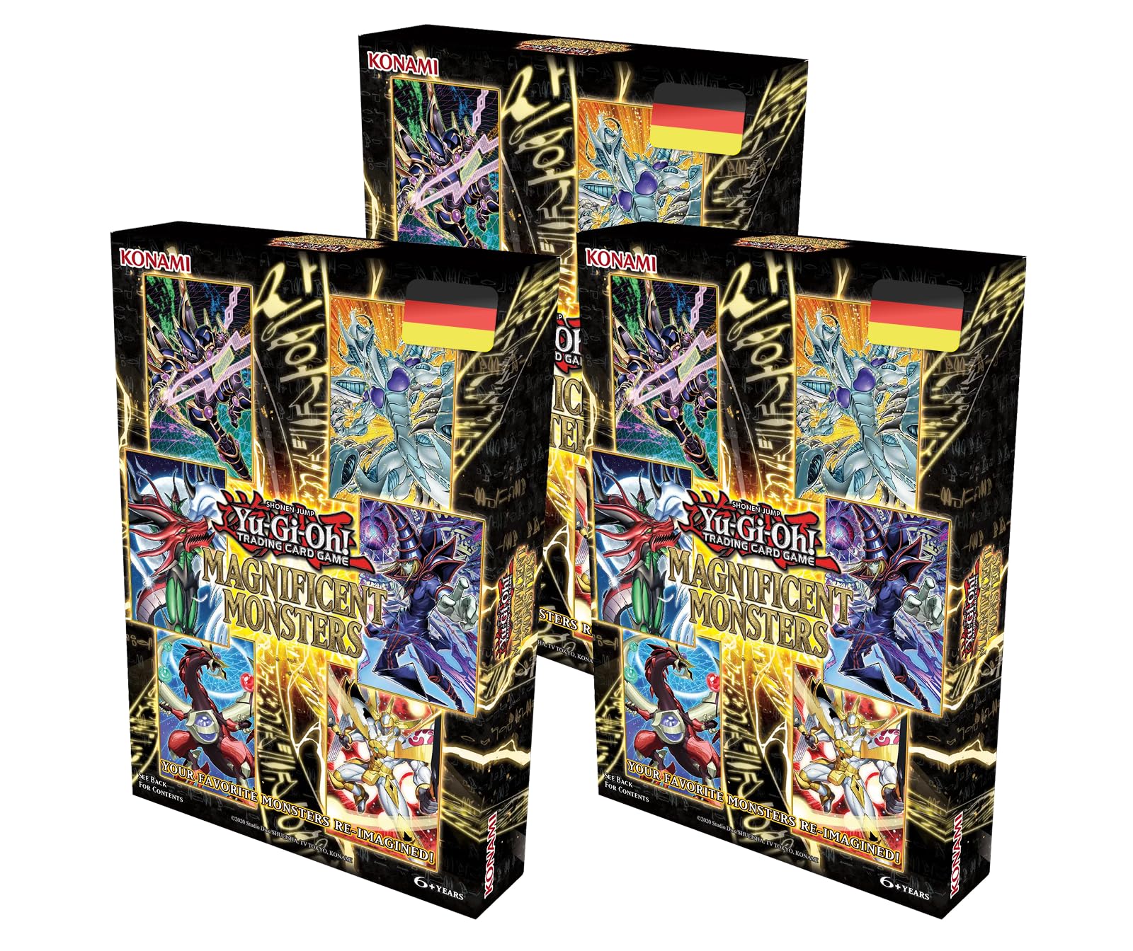 Magnificent Monsters - Yu-Gi-Oh! Booster Box (3er Bundle) - MAMO - Deutsch - OVP - 1. Auflage - mit RC-Fieldcenter