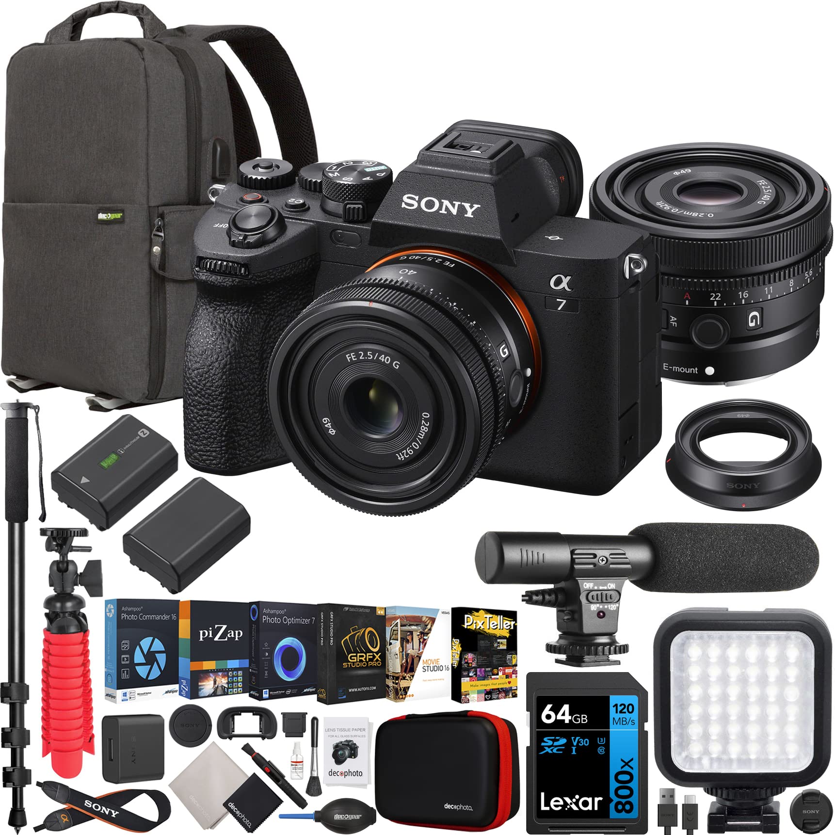 【ヨロコビ19】SONY α7 IV+ SEL40F25Gレンズ他付 Amazon | ソニー a7 IV フルフレーム ミラーレスカメラボディ FE 40mm