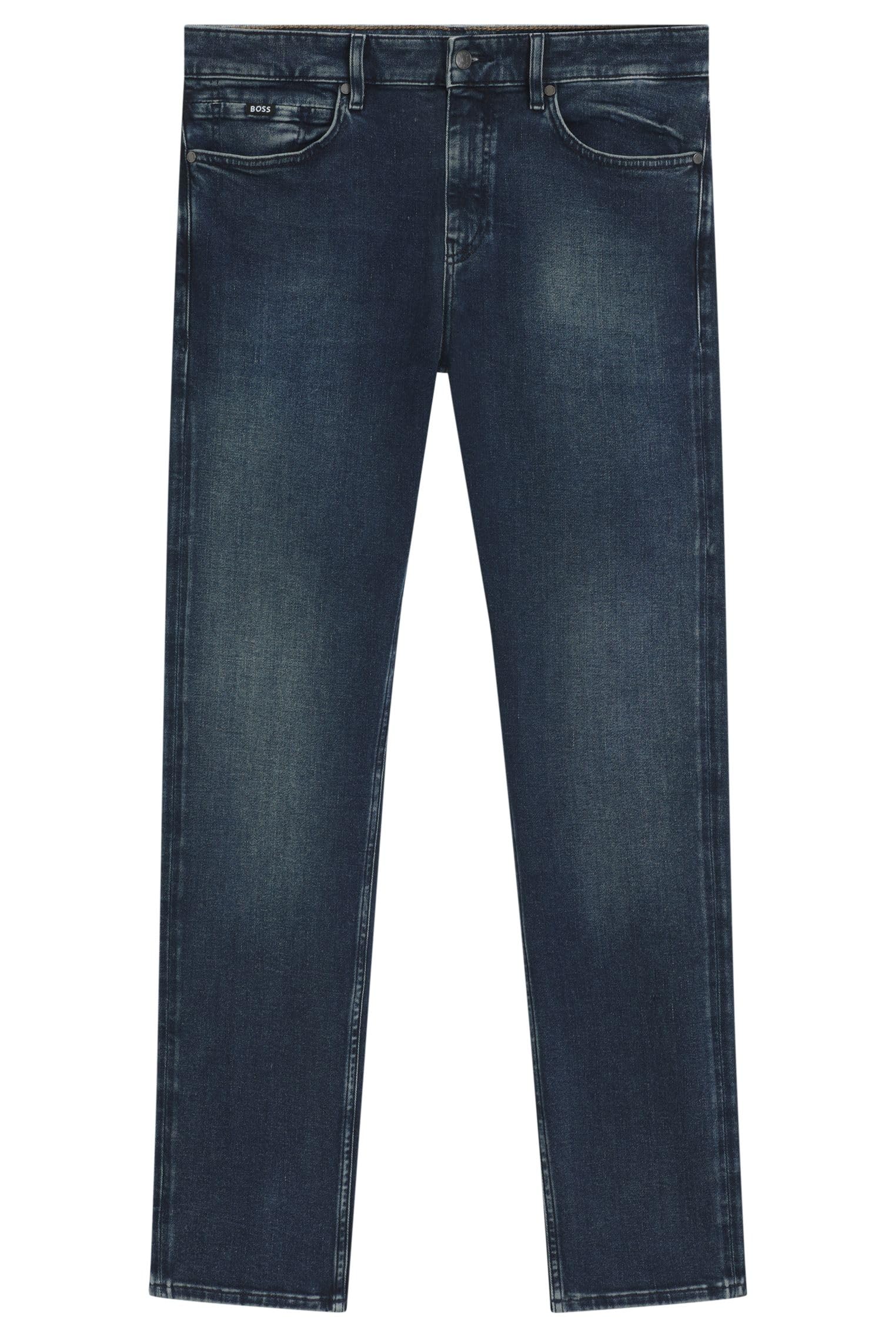BOSS Delaware Slim-fit kot pantolon, süper yumuşak streç denim