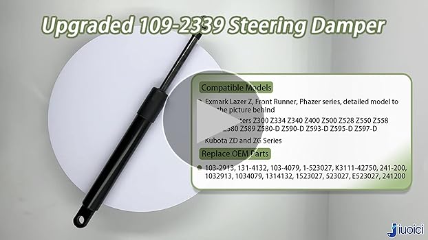 Amazon.com: New Upgraded 109-2339 Damper for Exmark Most