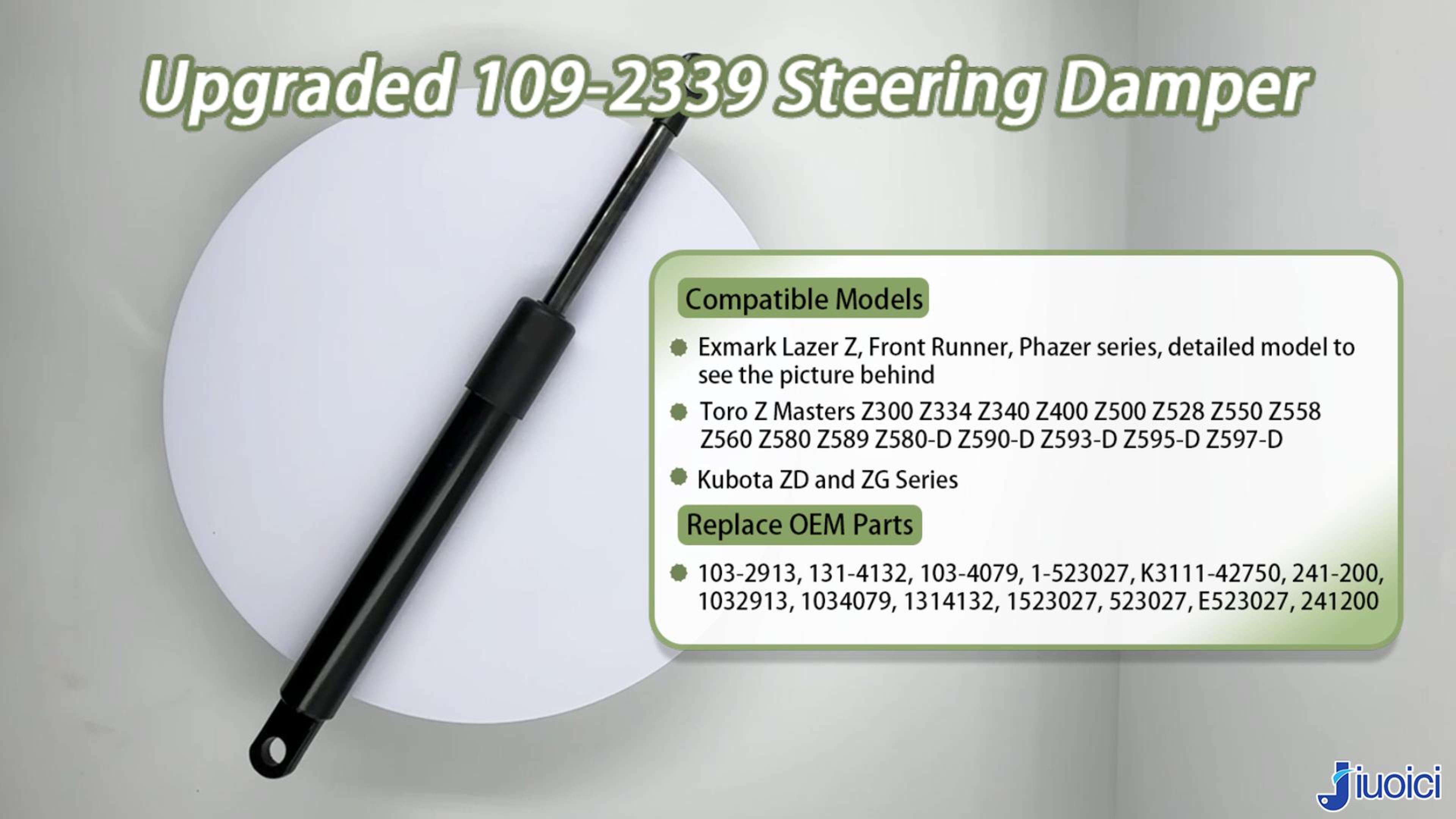 Amazon.com: jiuoici Upgraded 109-2339 103-4079 Damper for Exmark