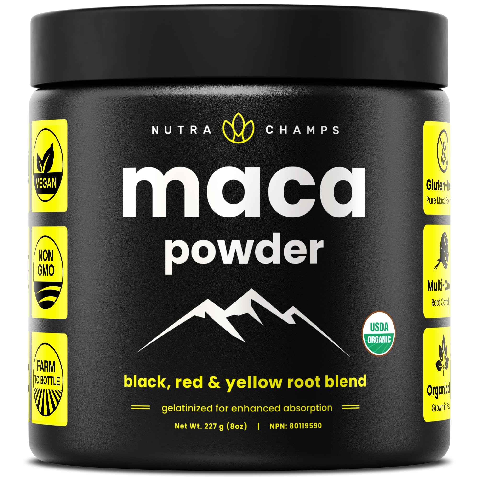 NutraChamps Organic Maca Powder (8oz)