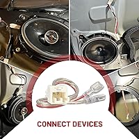 Vista 7 de RED WOLF Adaptador de conector de arnés de cable de altavoz para puerta Toyota 2019-2021 RAV4 Camry Avalon, para Dash Twteer Lexus is CT 2011-2018