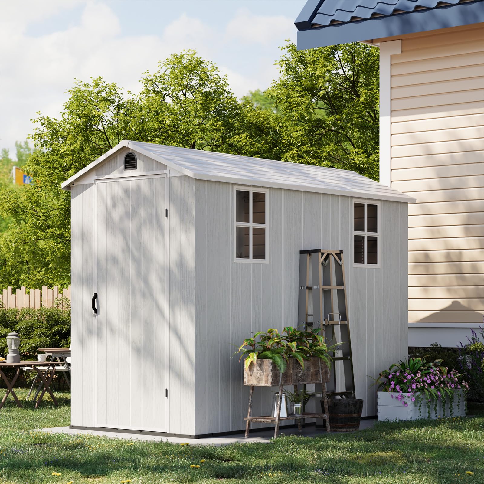 Patiowell 4x8 Resin Shed
