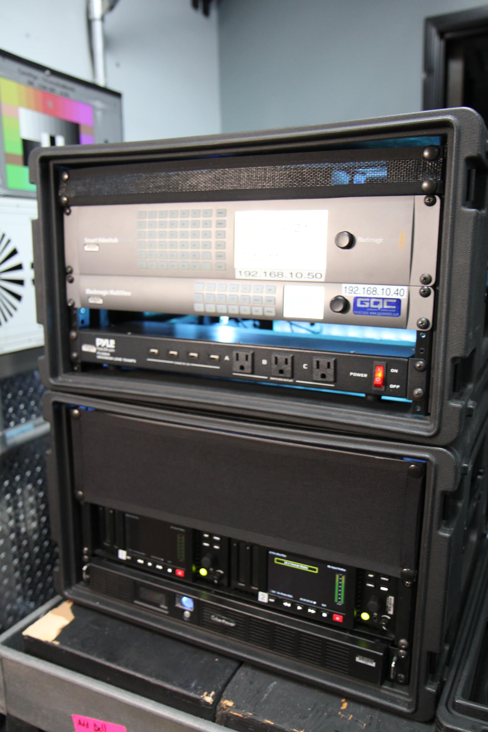 Network Rack Amp Rack Back Panel 1U Venting Snap-On Rack Panel Blank ...