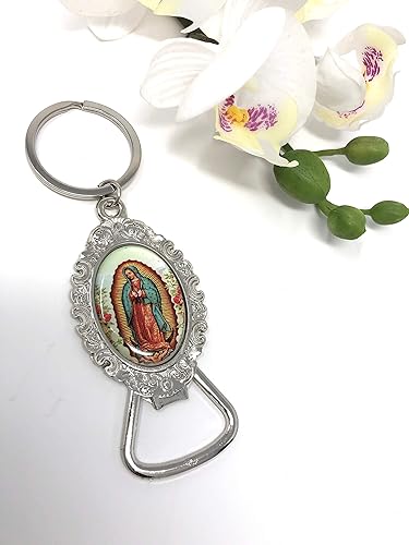 Miniatura 3 de 12 llaveros de plata con abrebotellas, recuerdos de mi bautizo, primera comunión, regalo de memoria, 12 uds