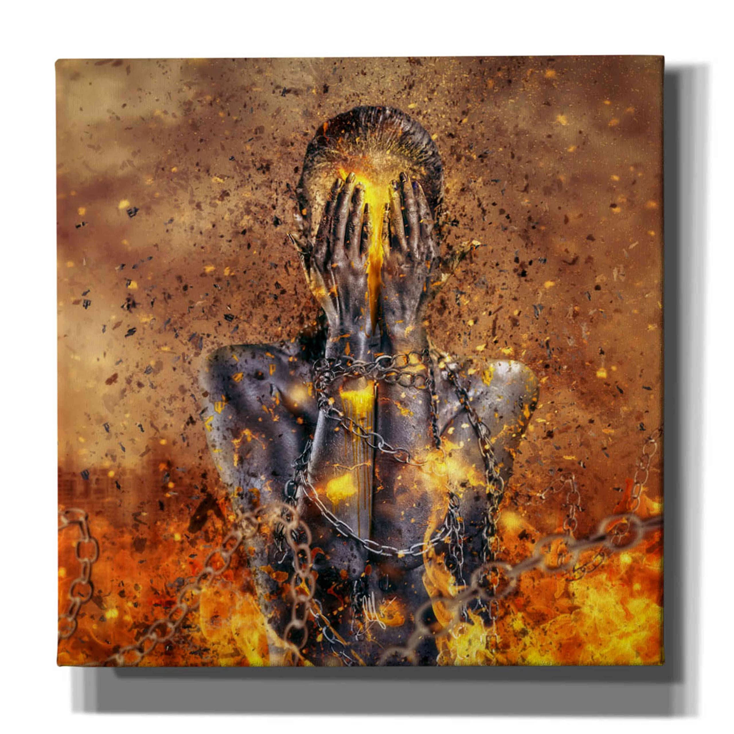 Cortesi Home 'Through Ashes Rise' by Mario Sanchez Nevado, Canvas Wall Art, 18"x18"