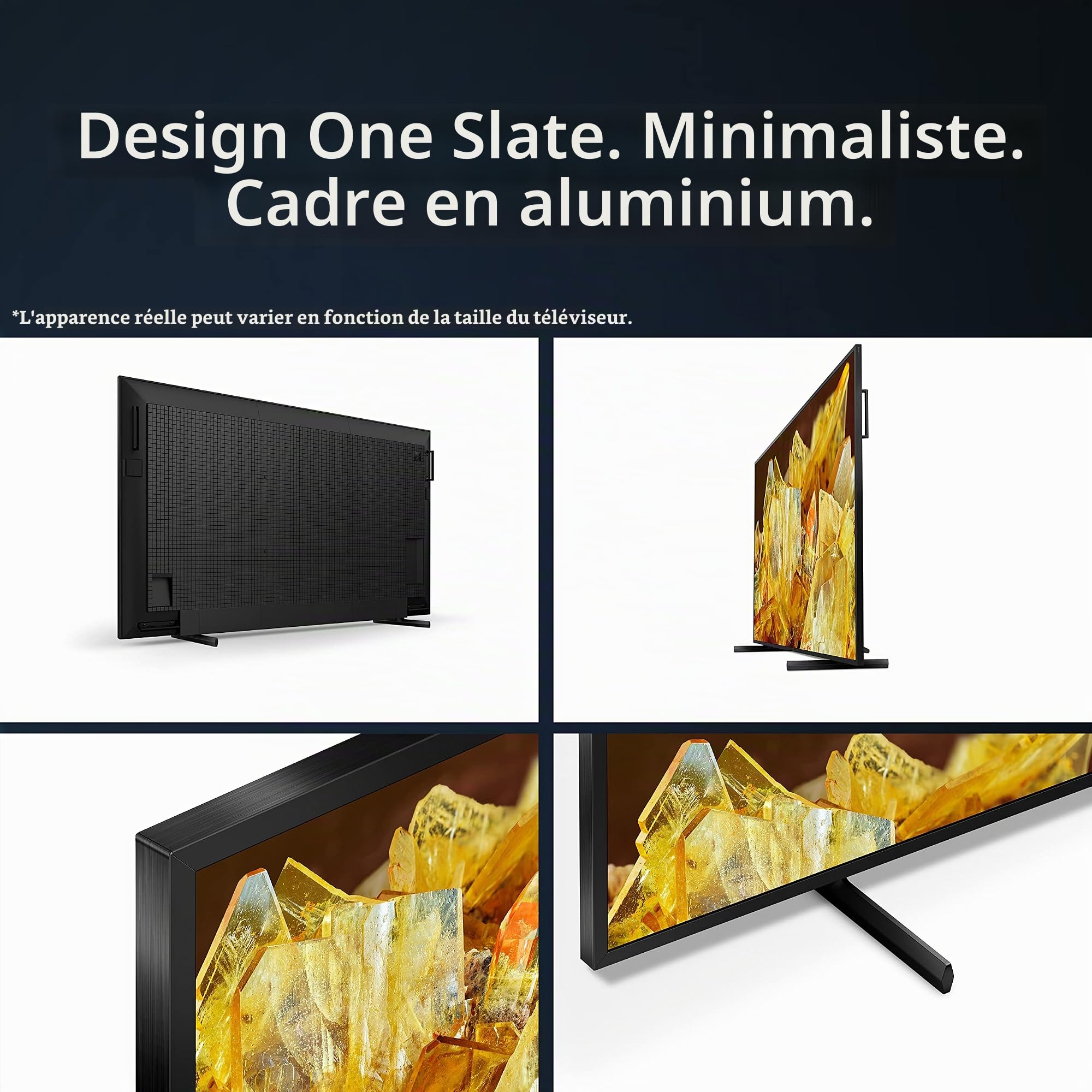 Sony BRAVIA XR, XR-85X90L, TV 85 ", Full Array LED, 4K HDR 120 Hz, Google, Smart, Fonctionne avec Alexa, avec fonctionnalités Exclusives PS5, HDMI 2.1, Menu de Jeu avec ALLM + VRR, Garantie 24 +