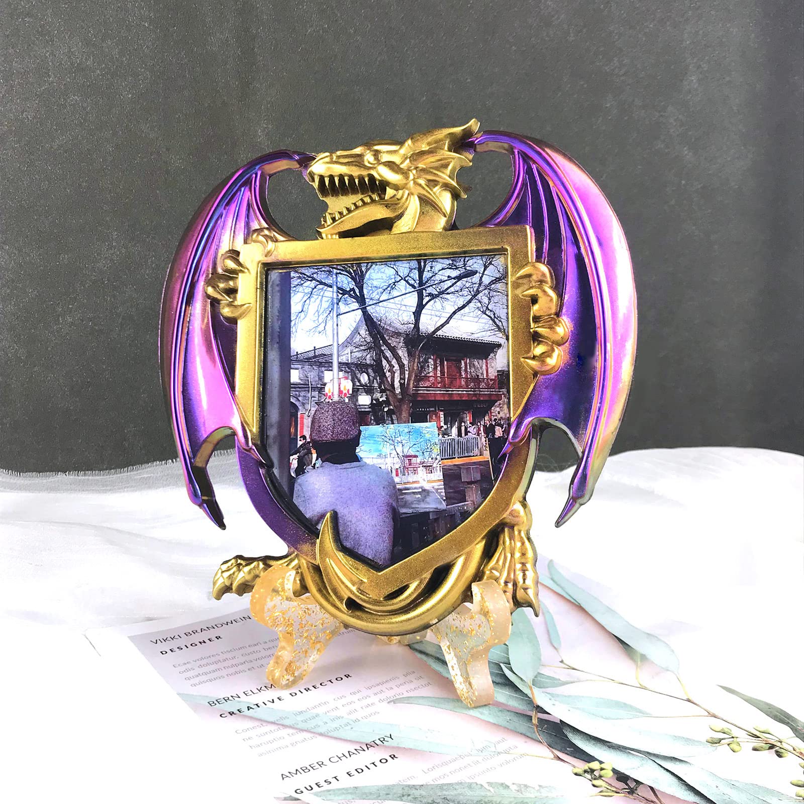 Silikon Gießformen Für Bilderrahmen - 2 Stück 14,8x20,4 Cm Für Epoxidharz