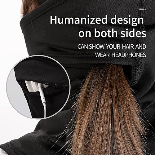 Miniatura 4 de COPOZZ Máscara de esquí para adultos y jóvenes, pasamontañas cálida para esquí, snowboard, motocicleta y nieve