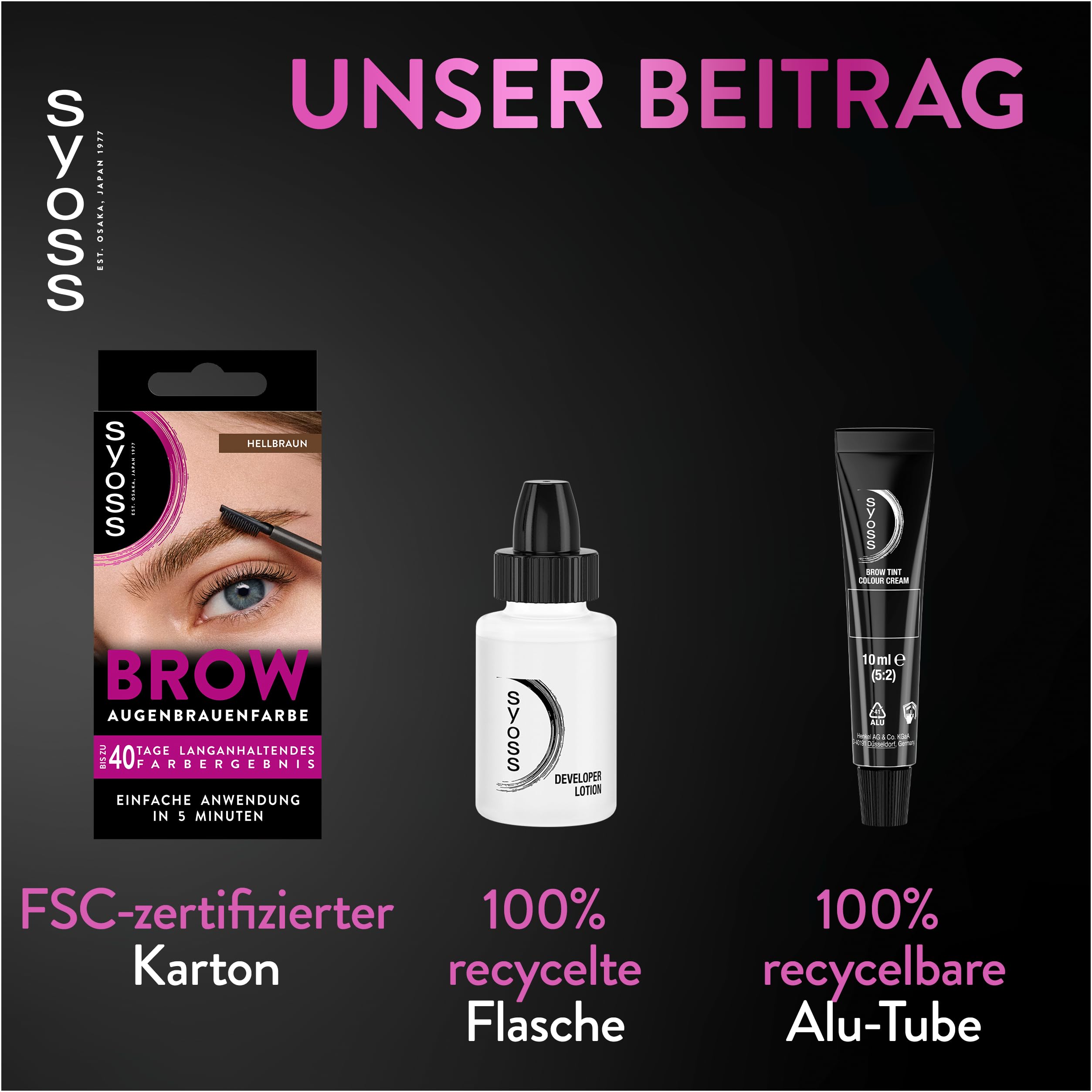Syoss Professional Performance Farba do Brwi, Jasnobrązowy, 17 ml