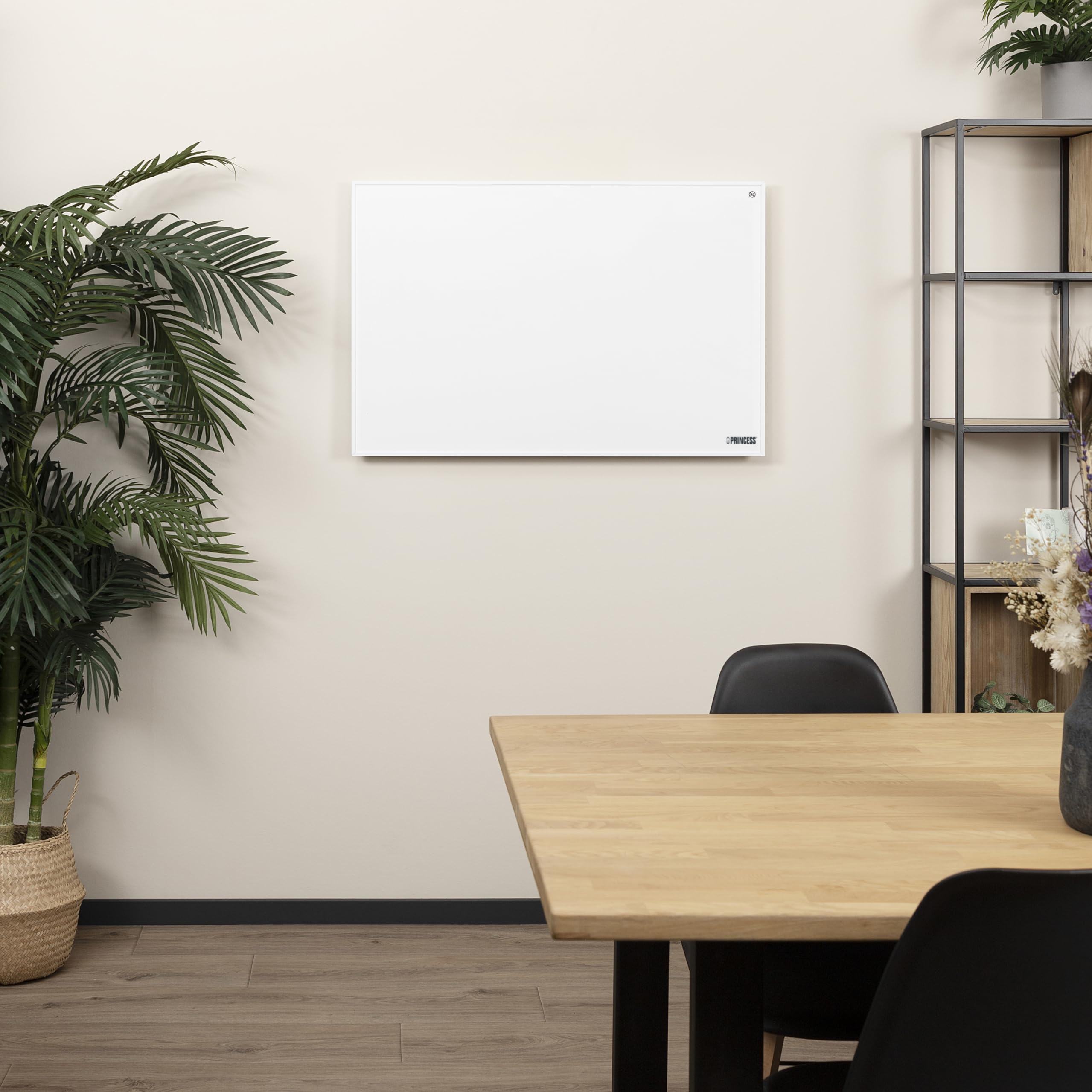 Pannello a infrarossi Princess collegato - 540 W - Applicazione gratuita - Programmabile con termostato integrato - Piastra in cristallo di carbonio