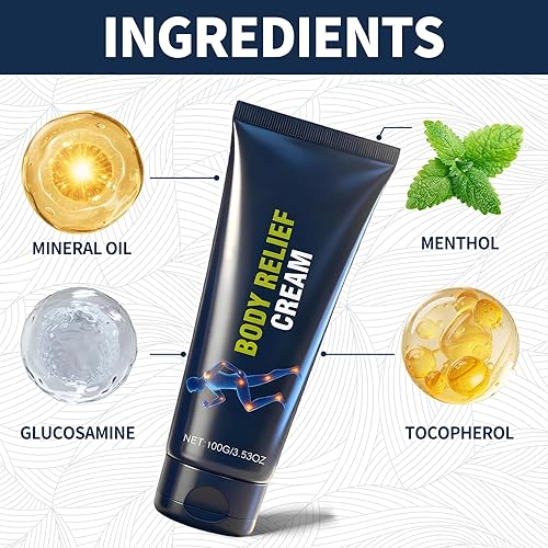 Miniatura 4 de Crema de alivio Capsacare, contiene capsaicina, árnica y mentol de ingredientes naturales, adecuada para pies, manos, piernas, músculos,