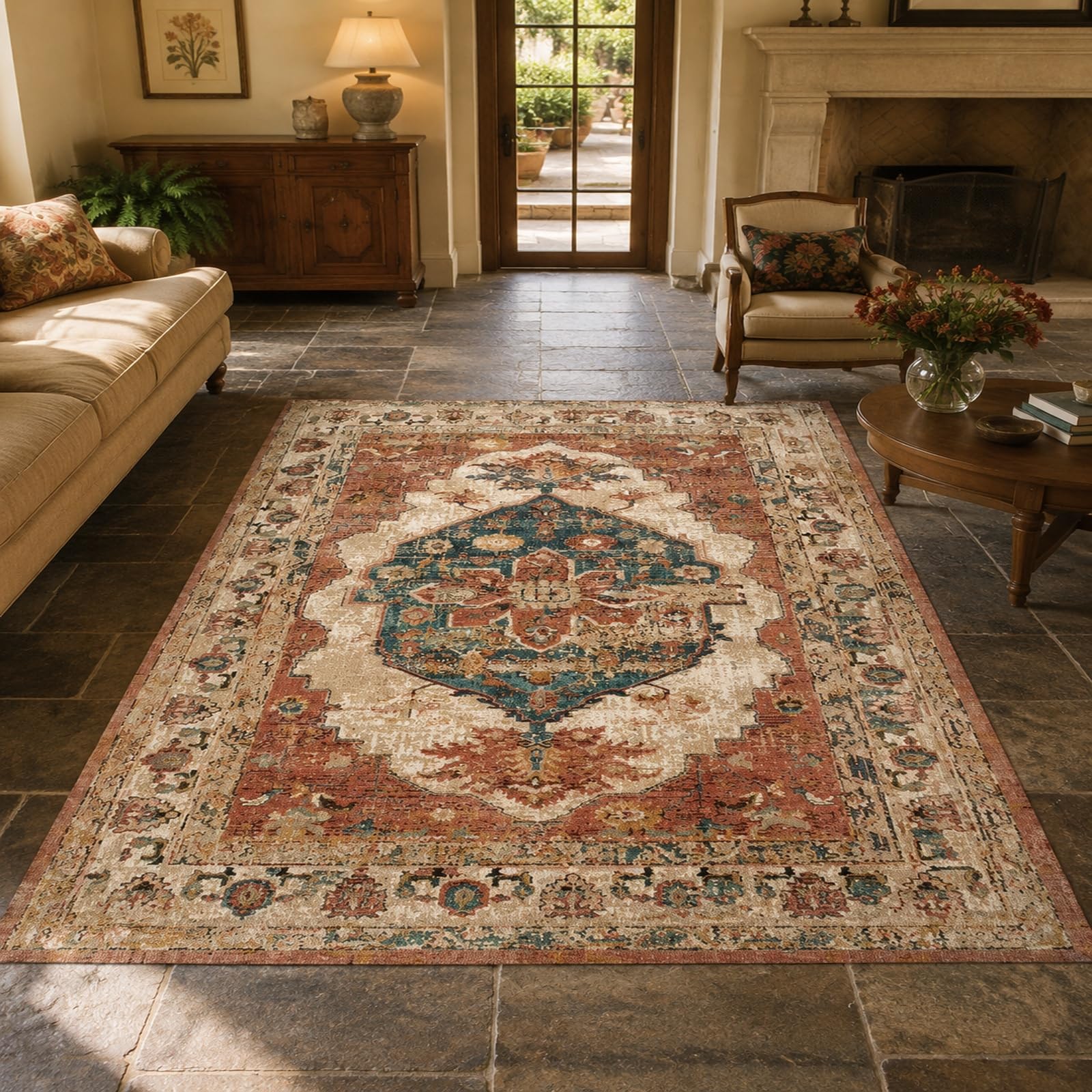 Tapis d'entrée résistant et facile à nettoyer pour protéger le sol du couloir