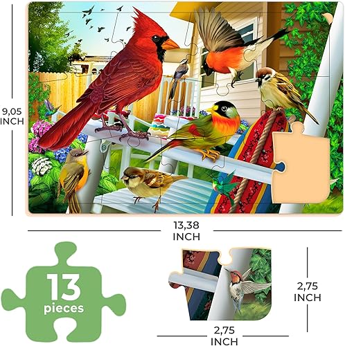 Miniatura 2 de QUOKKA 13 Piezas de Actividades para Demencia para Adultos - 3 Juego de Rompecabezas para Personas Mayores - Regalos Grandes para Personas Mayores -