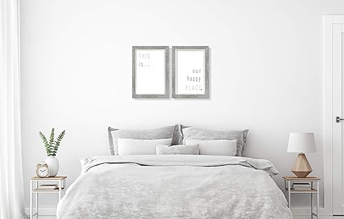 Miniatura 2 de This Is Our Happy Place Sign (11x17 inch Unframed Farmhouse Prints, Farmhouse Decor, Minimalist Print, Great Gift, 2 Unframed 11x17 inch Art Prints)