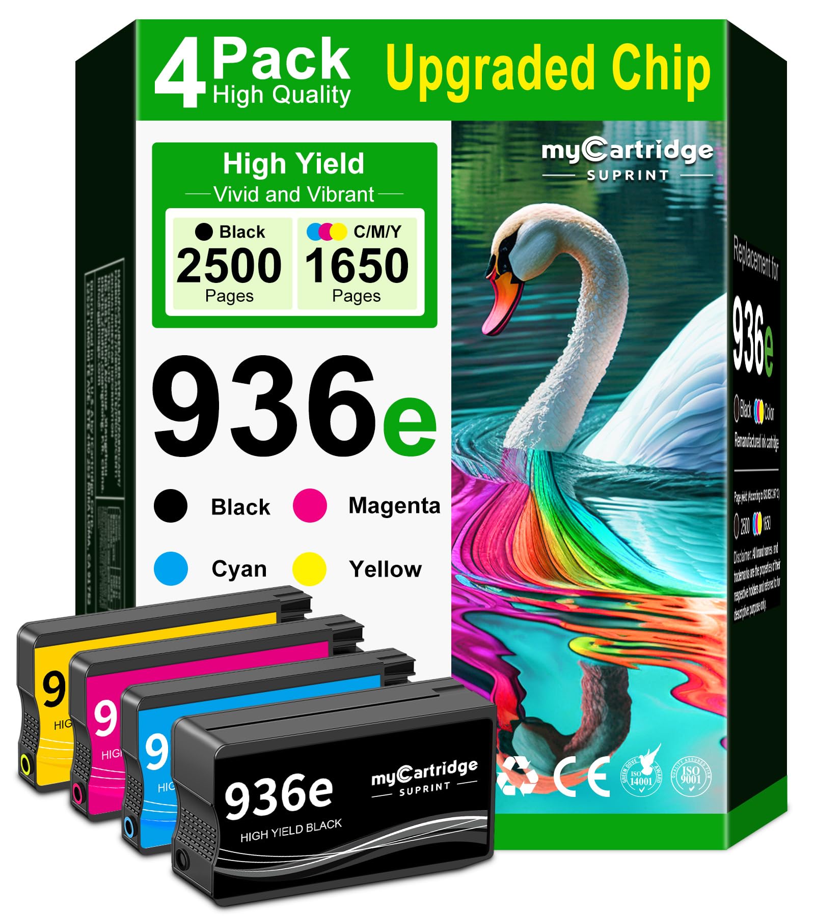 Photo 1 of myCartridge SUPRINT 936e Ink Cartridges - 4 Pack