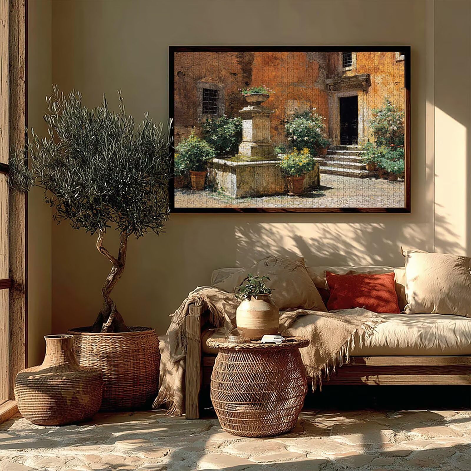 Drewniane puzzle krajobrazowe, 122 x 81 cm, puzzle roślinne, 3000 sztuk, dla dorosłych, z pudełkiem, łatwe do odróżnienia, edukacyjna wymagająca gra, letnia dekoracja, piękne prezenty, T-9649