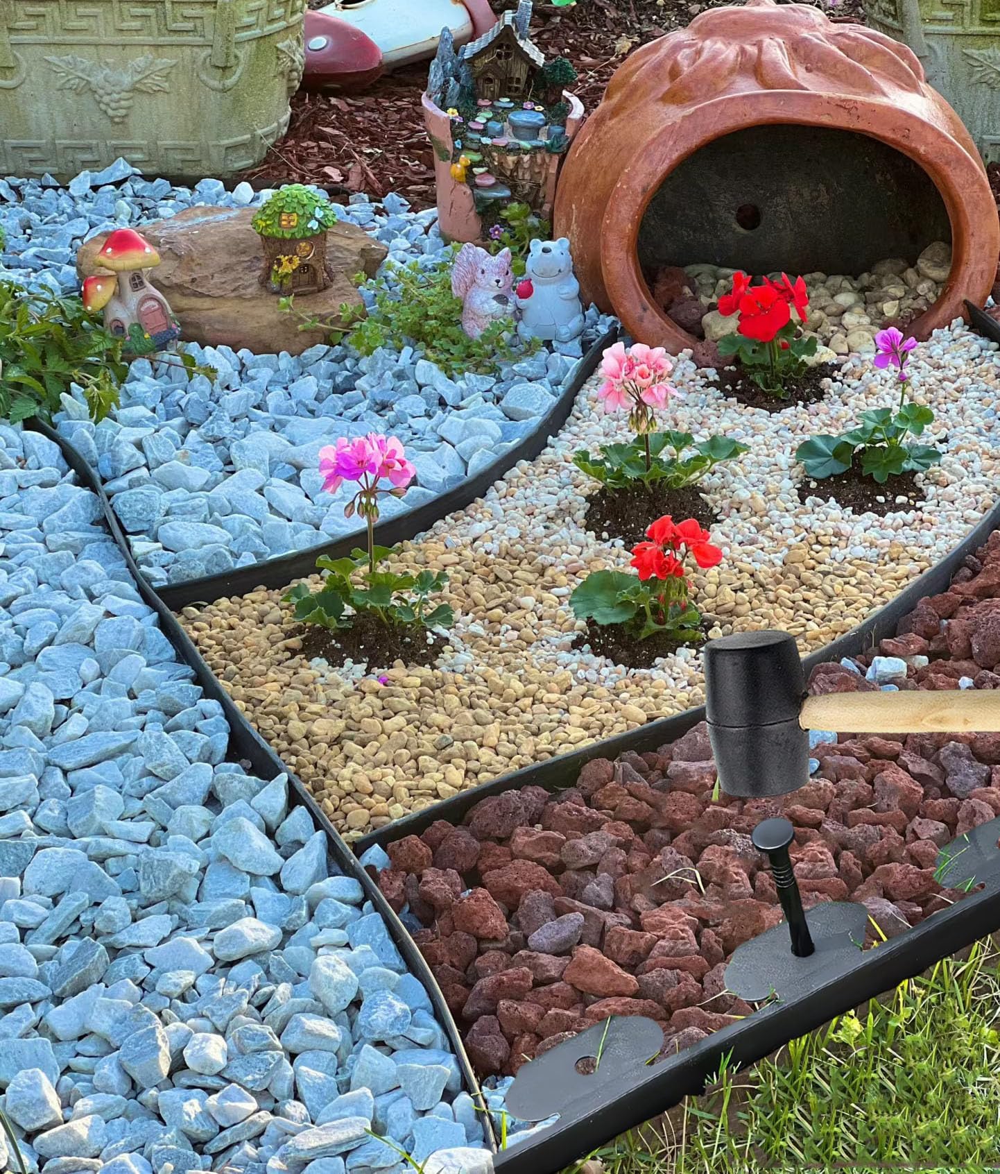 Amazon.com : Usedgdig Heavy Duty 80FT Landscape Edging Kit with