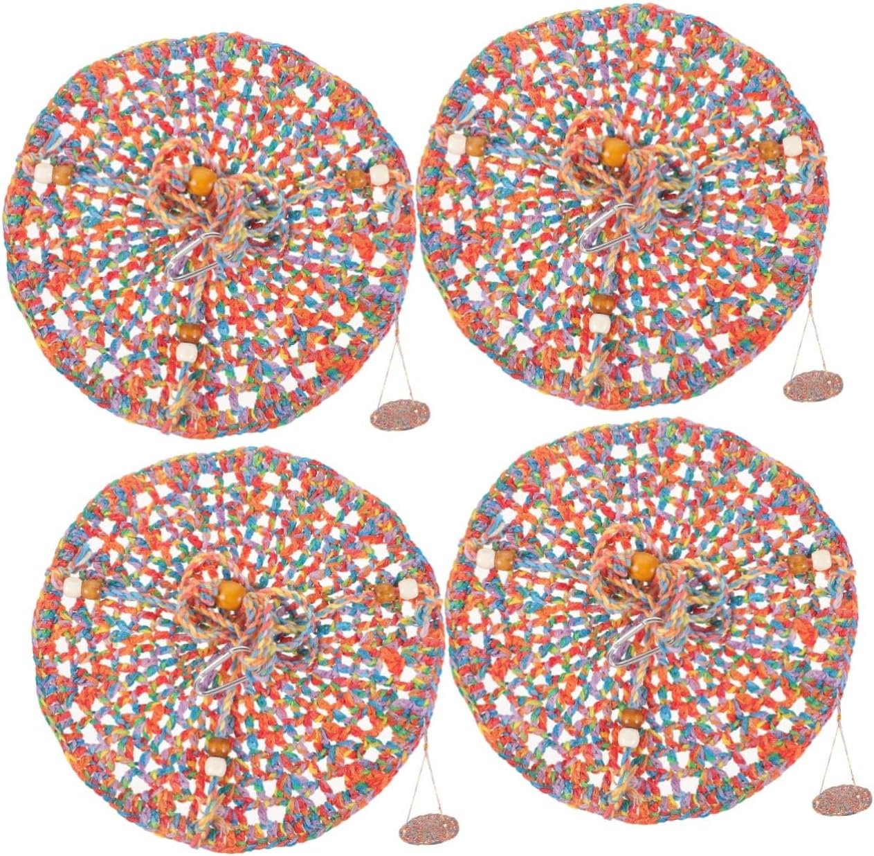 Mipcase 4pcs Reptile Hammock for Lizards Breathable Cotton Hanging Bed Easy Installation for Reptiles Chameleons and Geckos Swing for